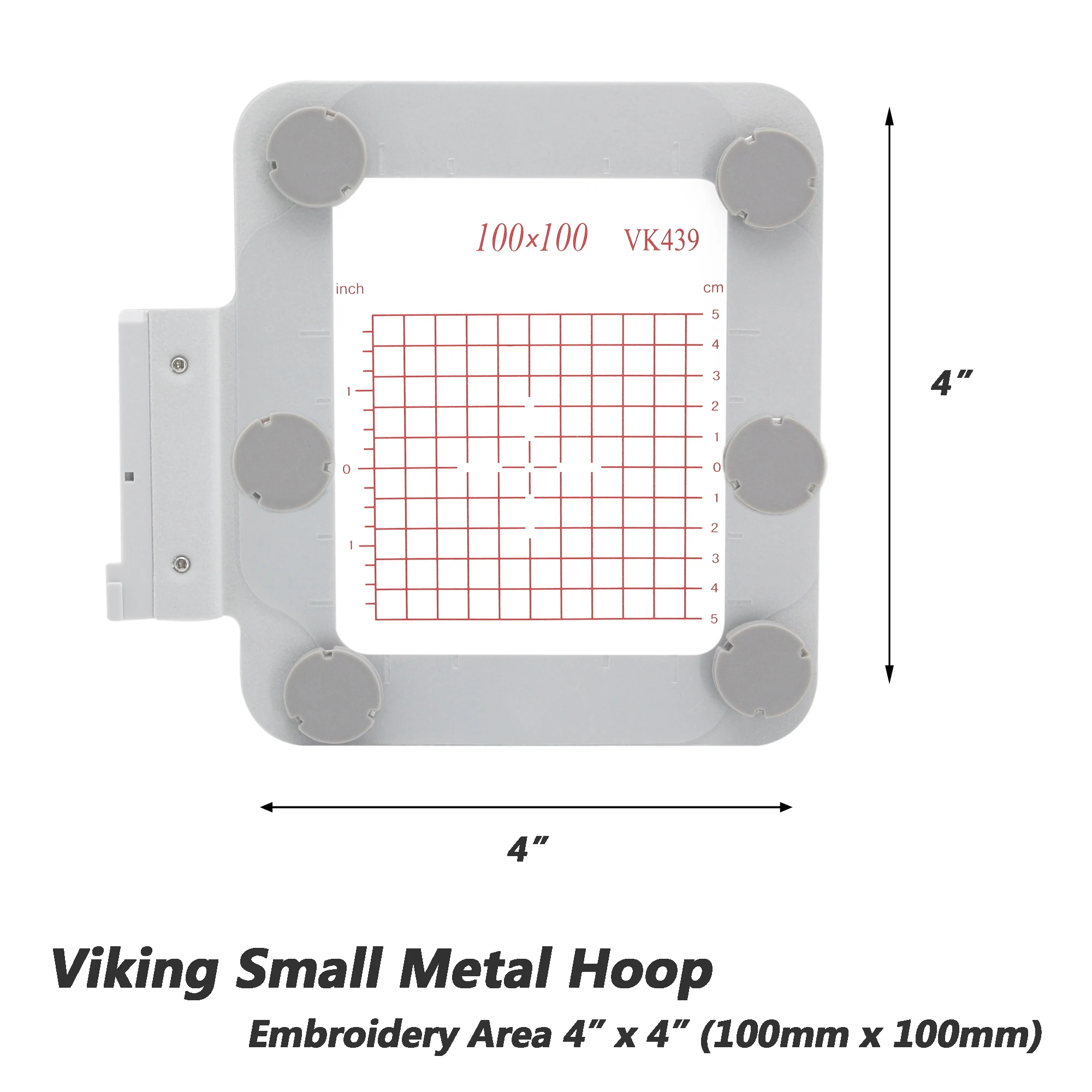 

Металлическое магнитное кольцо для вышивки 100x100 мм для Husqvarna Viking Design Epic Diamond deLuxe Topaz 40 Jade 35 Machine