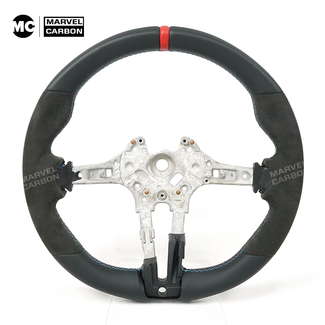 

MC Leather Steering Wheel For BMW F10 F11 F20 F21 F22 F25 F30 F31 F32 F33 F34 F36 F01 F06 F07 F12 F13 M3 M5 OEM Design