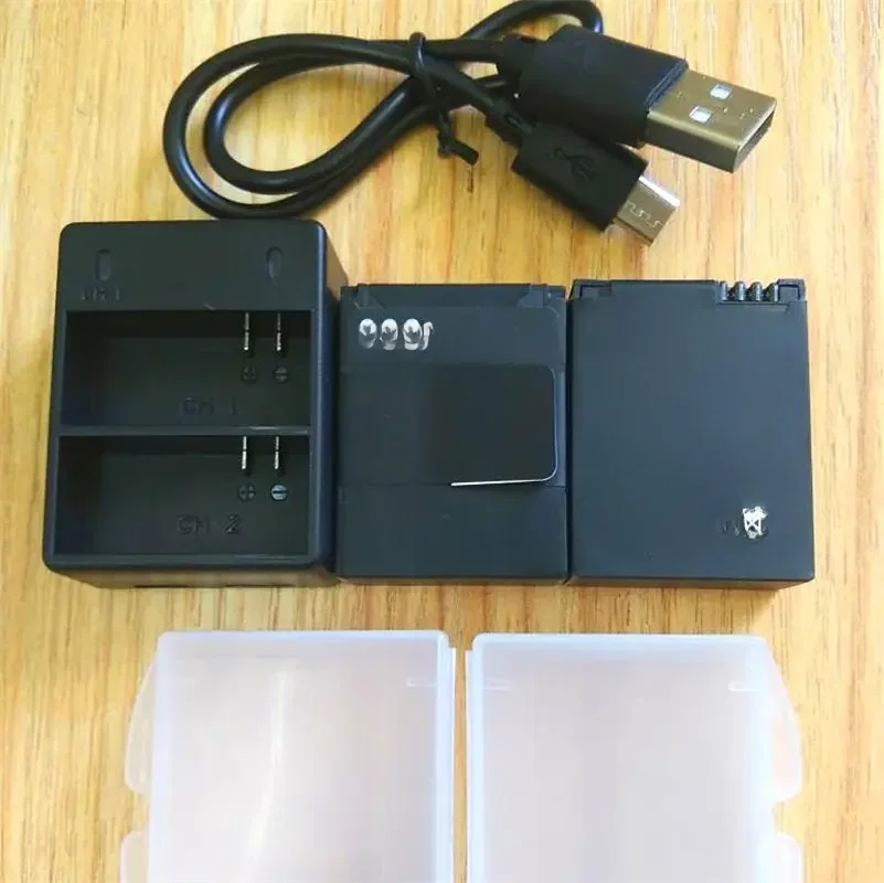 Gopro Hero 3+ Power 3.7V AHDBT-301 Ładowanie akumulatora Podwójna ładowarka USB Etui/pudełko na akumulator AHDBT302 Akcesoria do kamer sportowych — zdjęcie 2