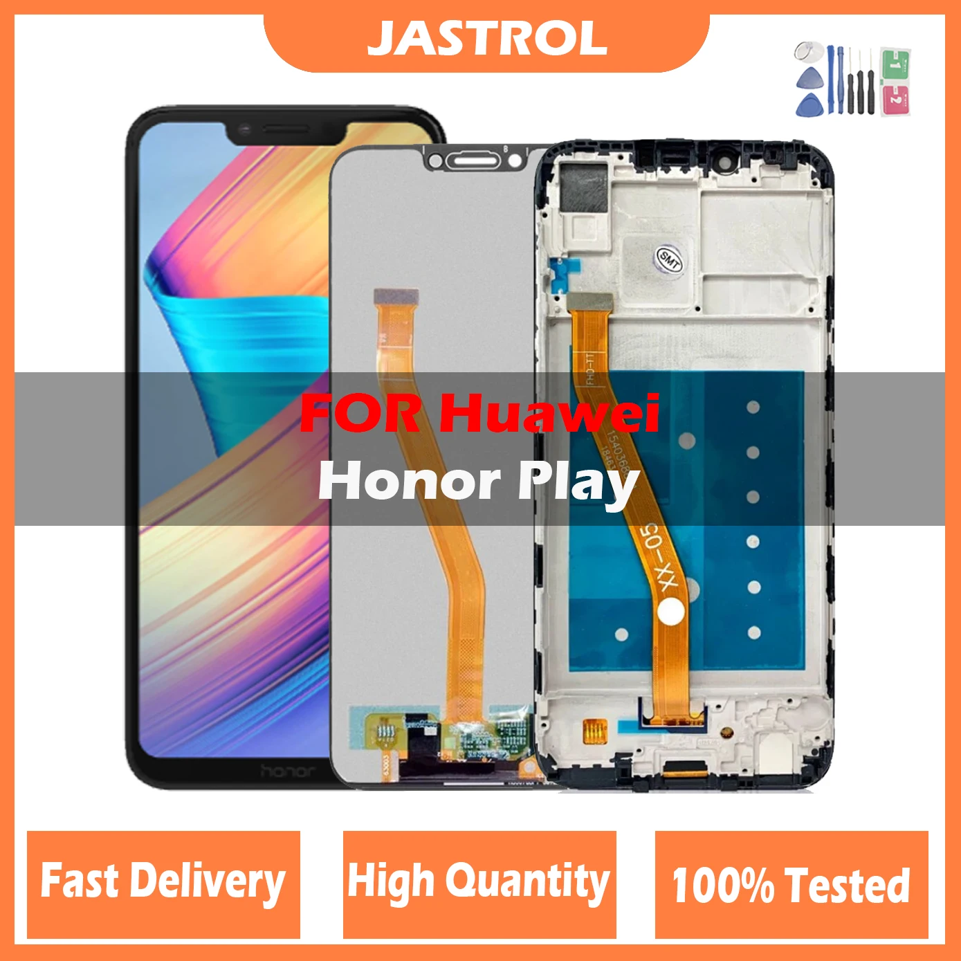 

6.3" Original LCD For Huawei Honor Play LCD Display Screen Touch Panel Digitizer For honor play COR-L29 COR-AL00 LCD With Frame