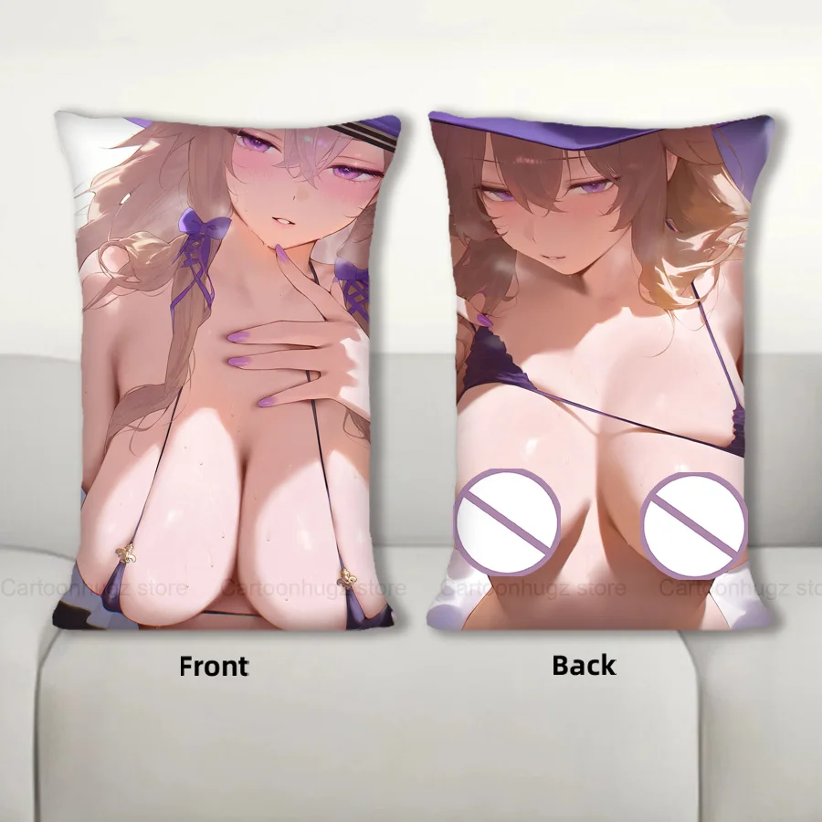 

Anime Pillow TheHerta Dakimakura Nsfw Half body Cartoon Pillow Core Double Side Print