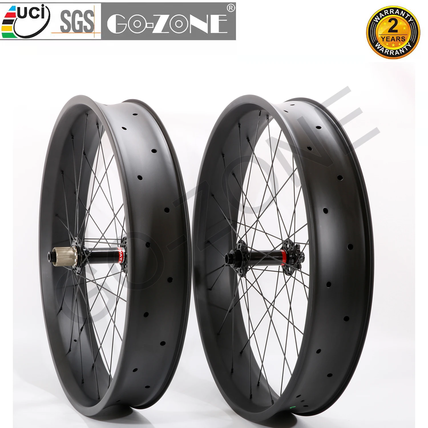 

26er Carbon Fat Bike Wheels Front 150/135*15mm Rear 197/190*12mm 26" Novatec Snow Sand Carbon Fat Bike Wheelset 26