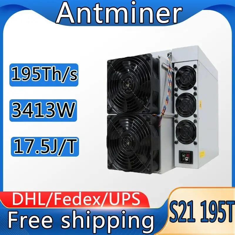 

Так что Новый Antminer S21 195Th 3413w BTC Биткоин Майнер ASIC Майнер с блоком питания в наличии