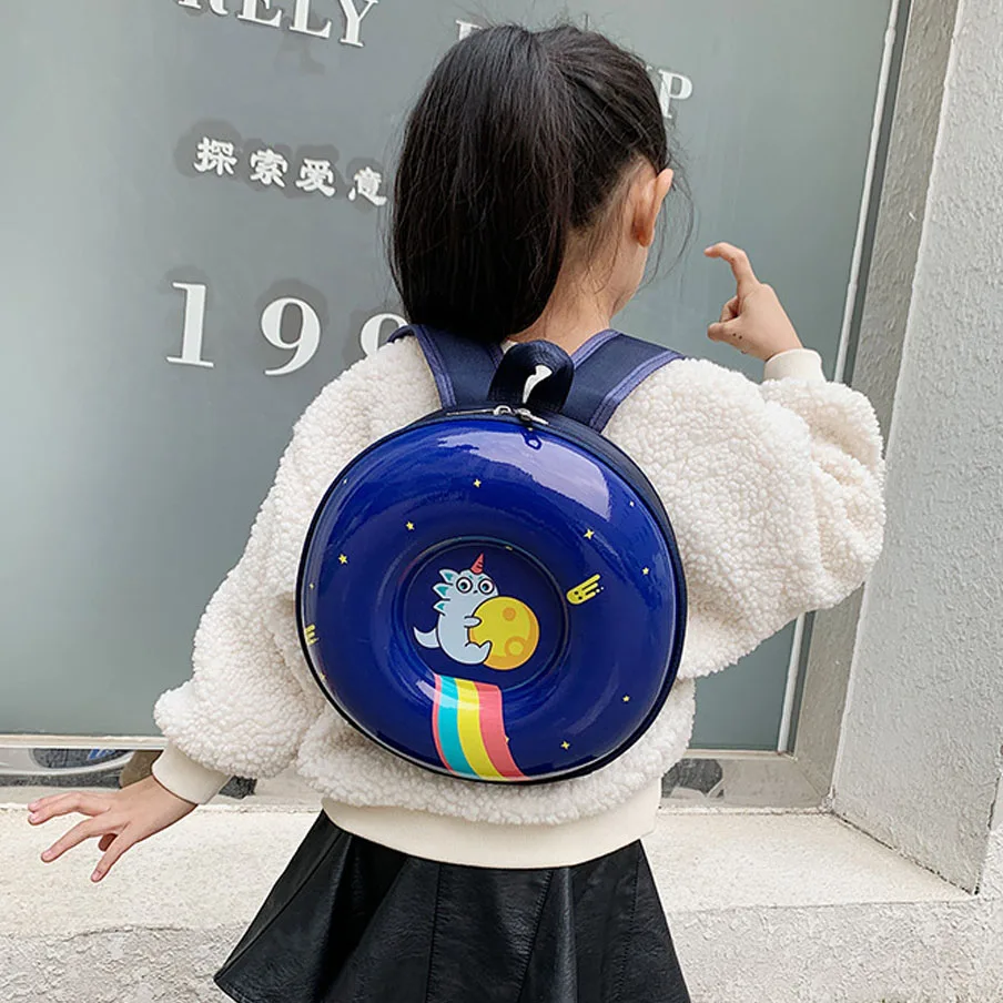 Little Boy Kindergarten Cartoon Children's Schoolbag Waterproof Rainbow Backpack For 3-7 Year Old Girls Free Shipping