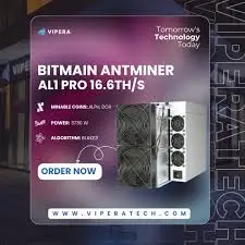 HH 🔥   Новое поступление! 🔥   Bitmain Antminer AL1 Pro здесь с отпечатанным хэш-метром 16,6TH/с.