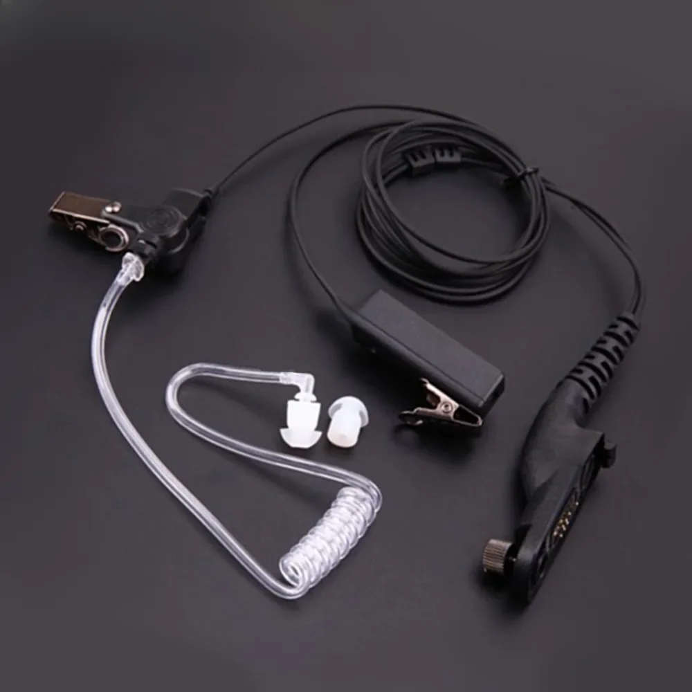 Nowa słuchawka akustyczna z mikrofonem PTT słuchawka z mikrofonem odporna na promieniowanie Walkie Talkie dla Motorola XPR XiR DP APX Series — zdjęcie produktu 5