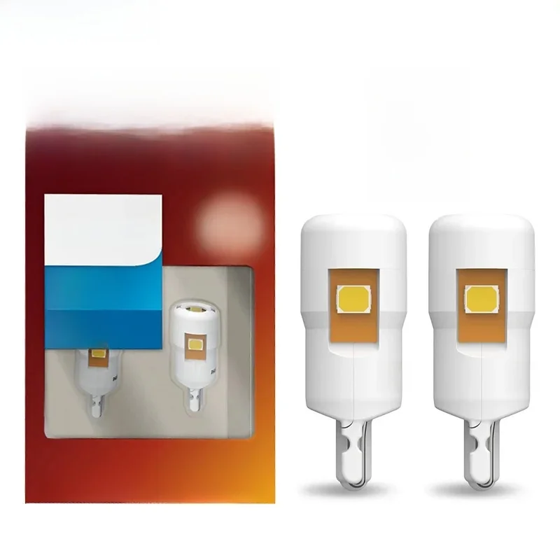 Philips 24V Ultinon Pro6000 T10 W5W Truck LED Signal Interior Bulbs 4000K Warm White Plate Reading Position Light 24961WU60X2