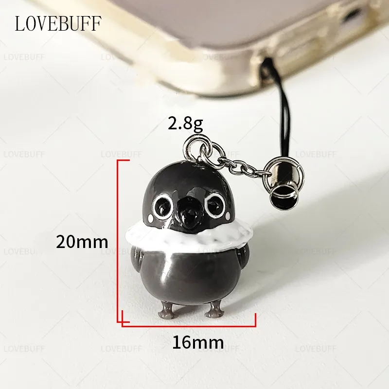 LOVEBUFF LAD Sylus Grumpy Crow Phone Charm