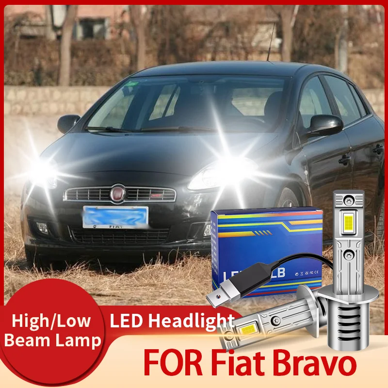 

20000LM H1 LED Headlight Bulb Car 12V Bright For Fiat Bravo II 2006 2007 2008 2009 2010 2011 2012 2013 2014 2015 2016 2017-2023