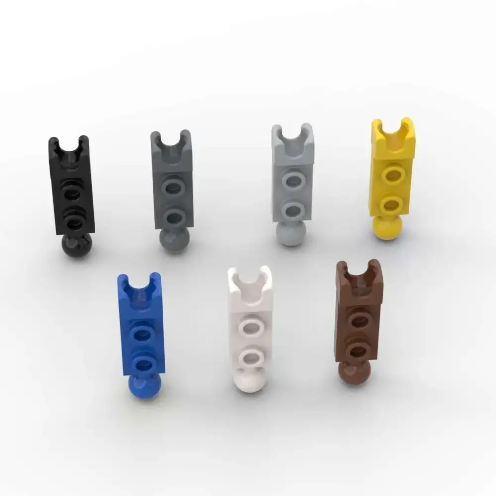 MOC 10 pièces 14419 blocs de construction modifiés 1x2 avec douille de boule de remorquage extrémités briques particules Puzzle jouets enfants anniversaire enfant cadeaux