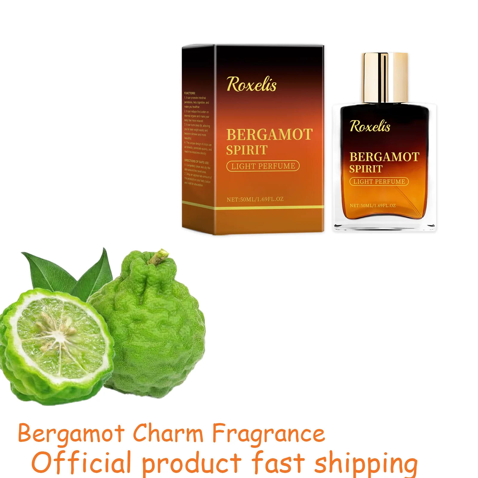 

Парфюмированный спрей для тела Roxelis Fresh Bergamot с легким натуральным цитрусовым ароматом, стойкий, освежающий, яркий, очаровательный, для женщин.