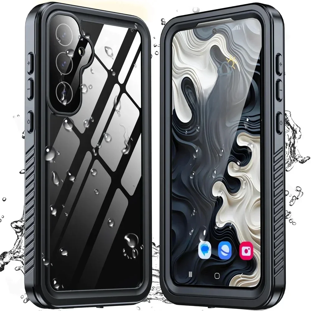 Wodoodporne etui Shellbox IP68 do Samsung Galaxy A57 A37 A17 A16 A36 A15 A52 A53 A54 A13 A35 A55 5G, luksusowa obudowa do pływania — zdjęcie produktu 7