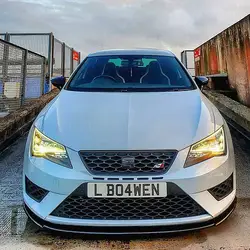 Seat Leon Mk3 5F For 2013-2016 Bumper Front Lip 3 Piece leon 5F Front Bumper Lip Splitter FR / Cupra Front Bumper Spoiler