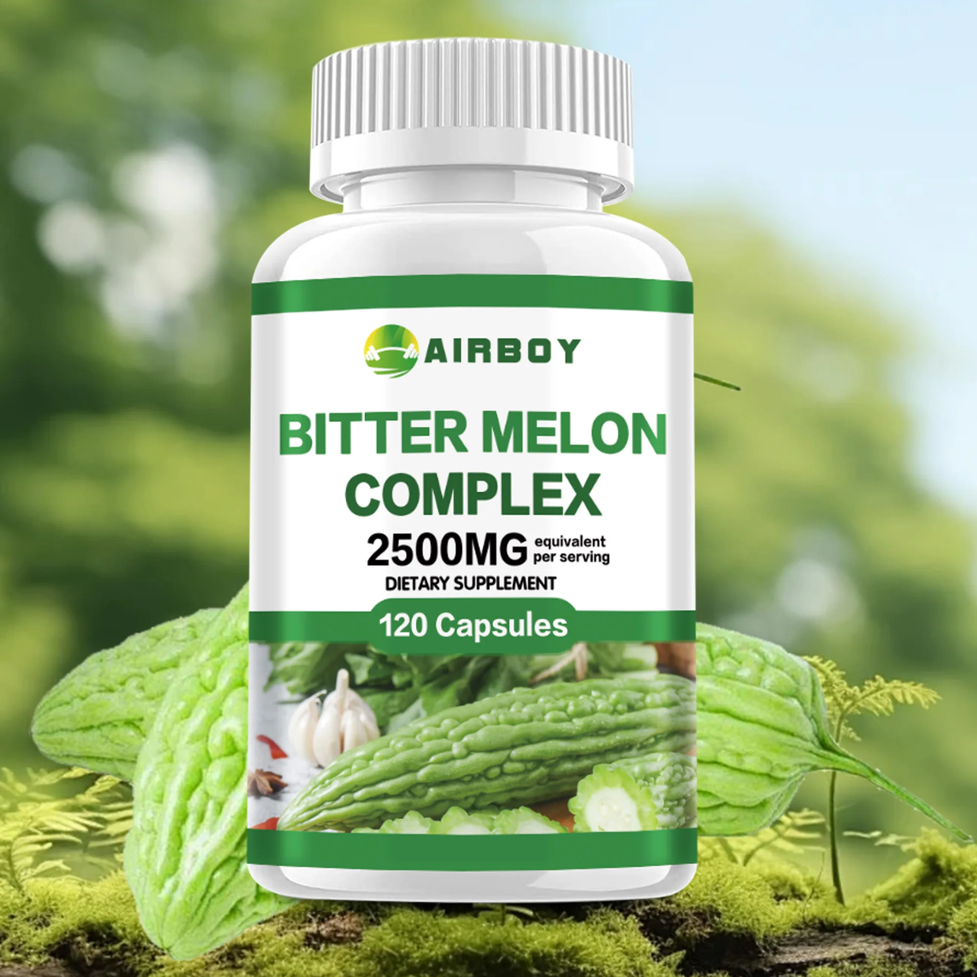 Bitter Melon Capsules - Promote Glucose Metabolism, Weight Management, Digestive Health - 120 Capsules