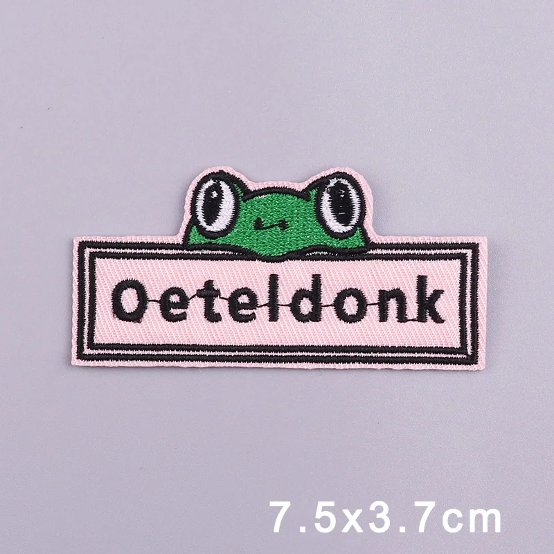 2026 Oeteldonk emblemen opstrijkbare patch Nederlandse carnaval badge voor festival geborduurde patch op kleding viering souvenir cadeau