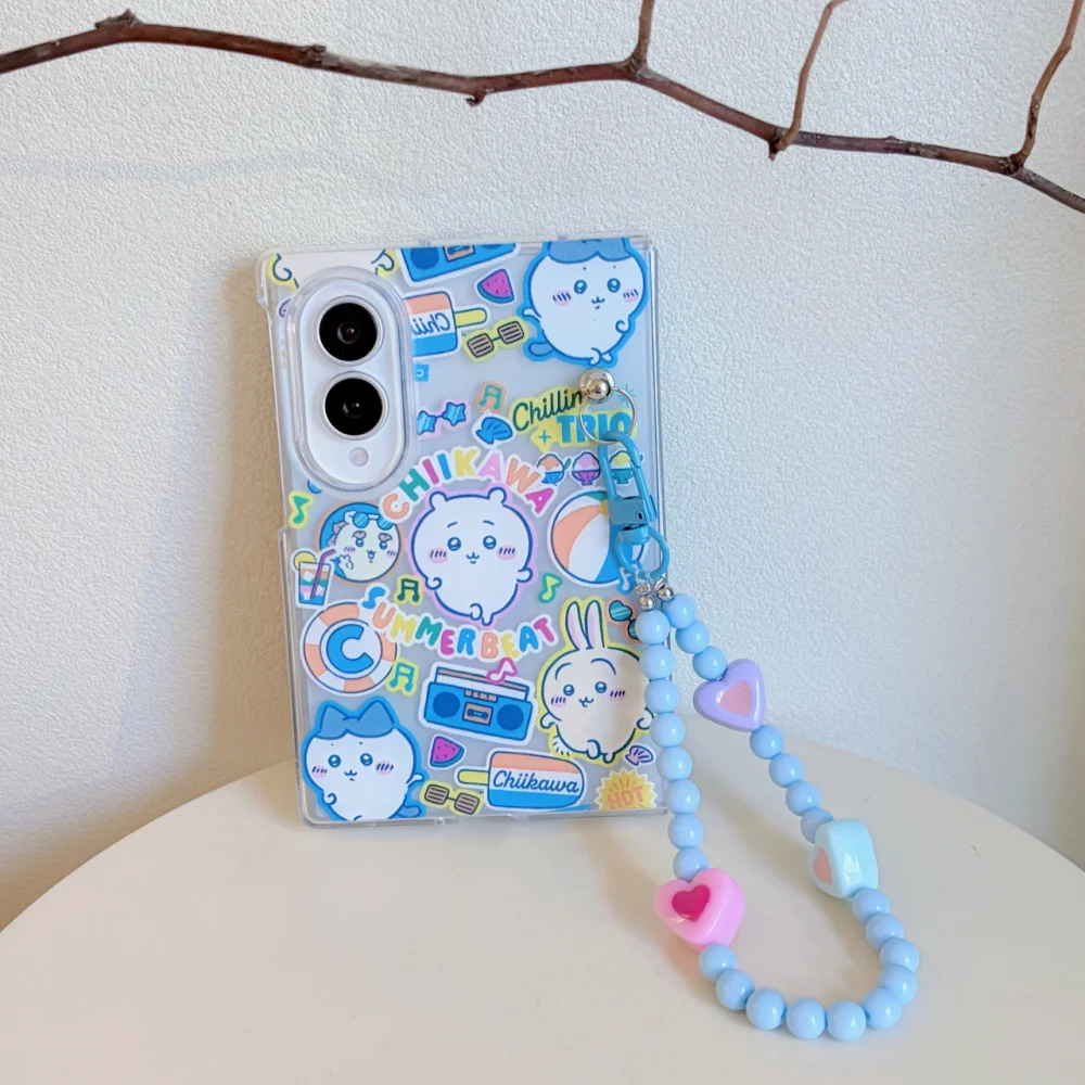 Kawaii Anime Cartoon Phone Case for Samsung Galaxy Z Fold 8 Z Fold 8 Ultra Z Fold 6 Fun Cute Foldable Anti-drop Protective Cover