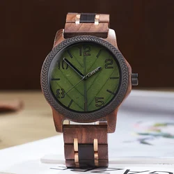 BOBO BIRD Men's Quartz Watches Men High-End Luxury Wristwatch Clock Fashion Eco-Friendly  Wooden Watches For Men Custom logo