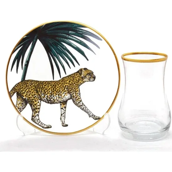 

Toygar Drip Tea Set of 6 Cheetah