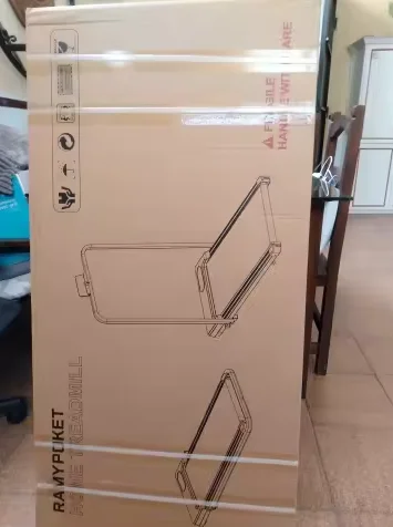 RAMYPOKET Treadmill For Home Use Foldable With Incline 12% App Control & Three Window LED Display 1-12km/h 150kg Compact Walking Pad photo review