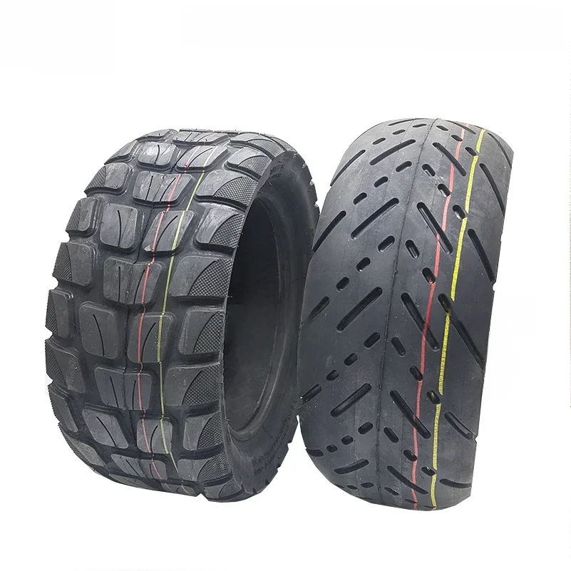 TUOVT 90/70-6 pneu antidérapant 90/55-6 pneu Tubeless antidérapant tout/terrain de ville avec Valve pour accessoires de moto de Scooter électrique