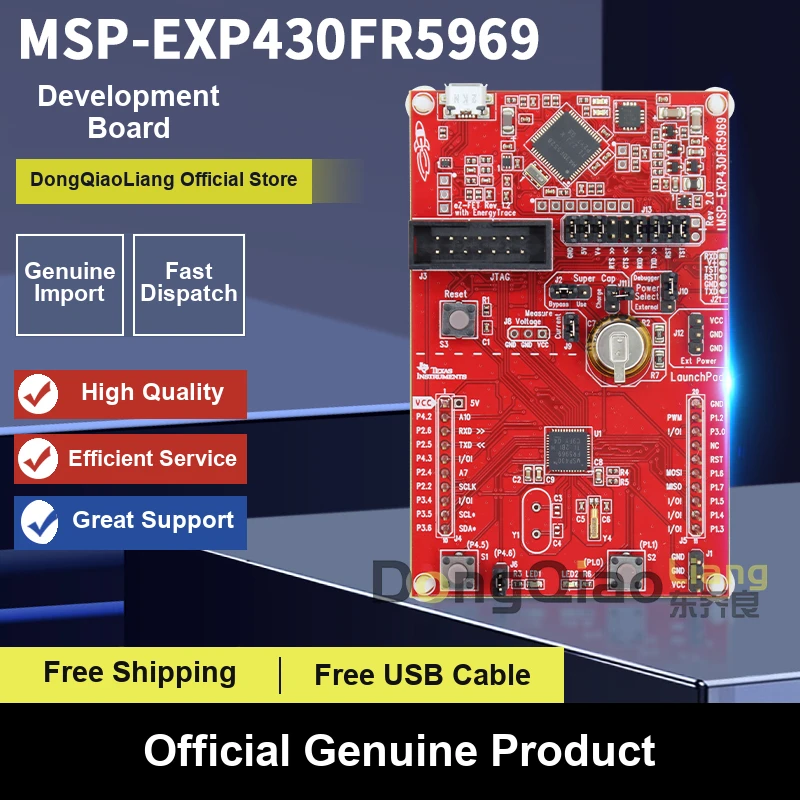 In stock: MSP-EXP430FR5969 MSP430FR5969 LaunchPad Development Kit
