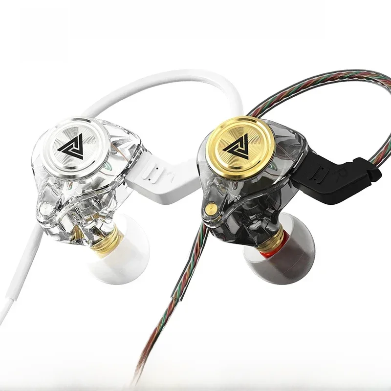 QKZ AK3 Bestand Bedrade oortelefoon met microfoon HiFi Muziekmonitor Bass-hoofdtelefoon Ruisonderdrukkende headset voor sportgaming-oordopjes - afbeelding 2