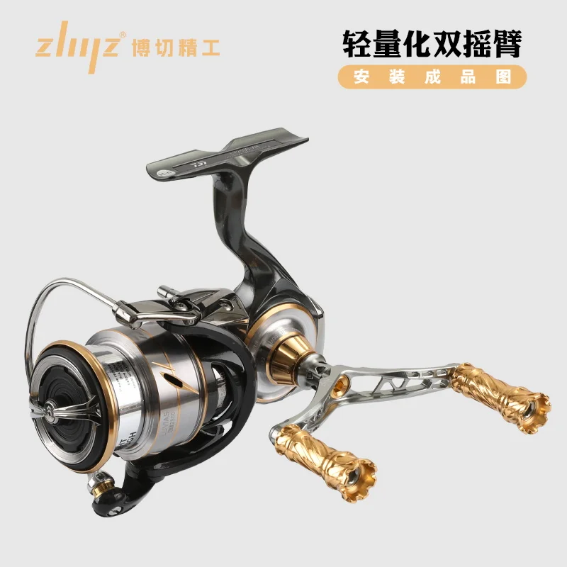 Zliilz Spinning Reel Aluminum alloy Single Handle For Daiwa Luvias Custom color matching Eging Fishing Reels  Double Handle