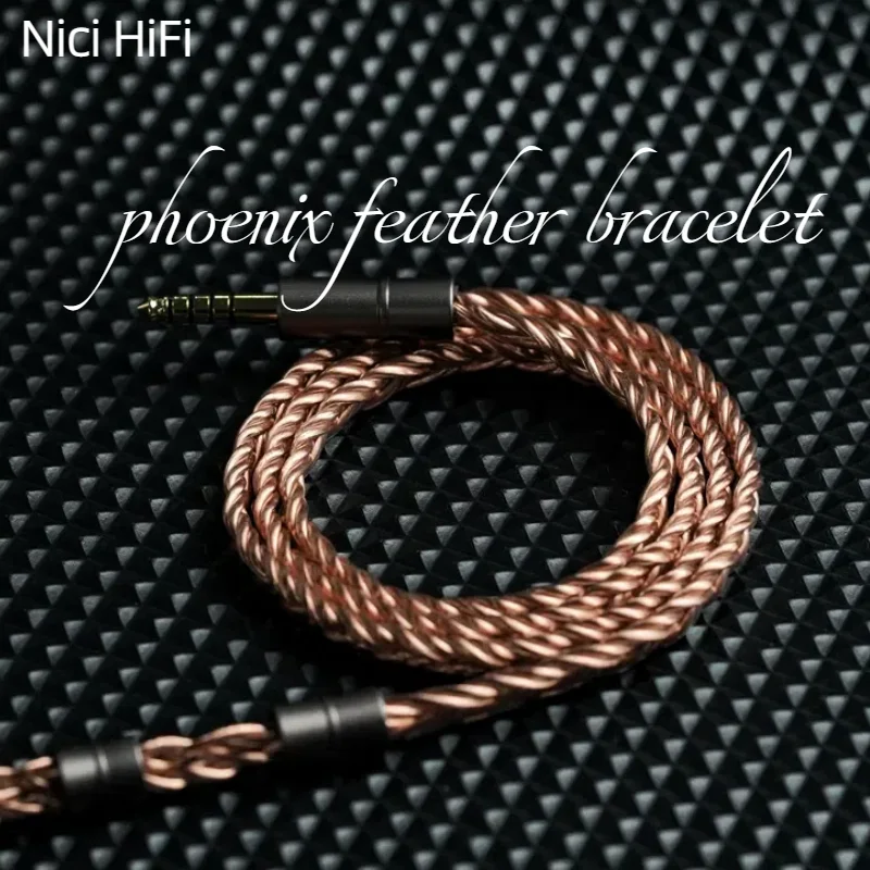 Nici HiFi-13 6 Core Earphone Cable MMCX/0.78 2Pin/Stereo 3.5mm, Balanced 4.4mm, IEM Replacement Upgrade Cable