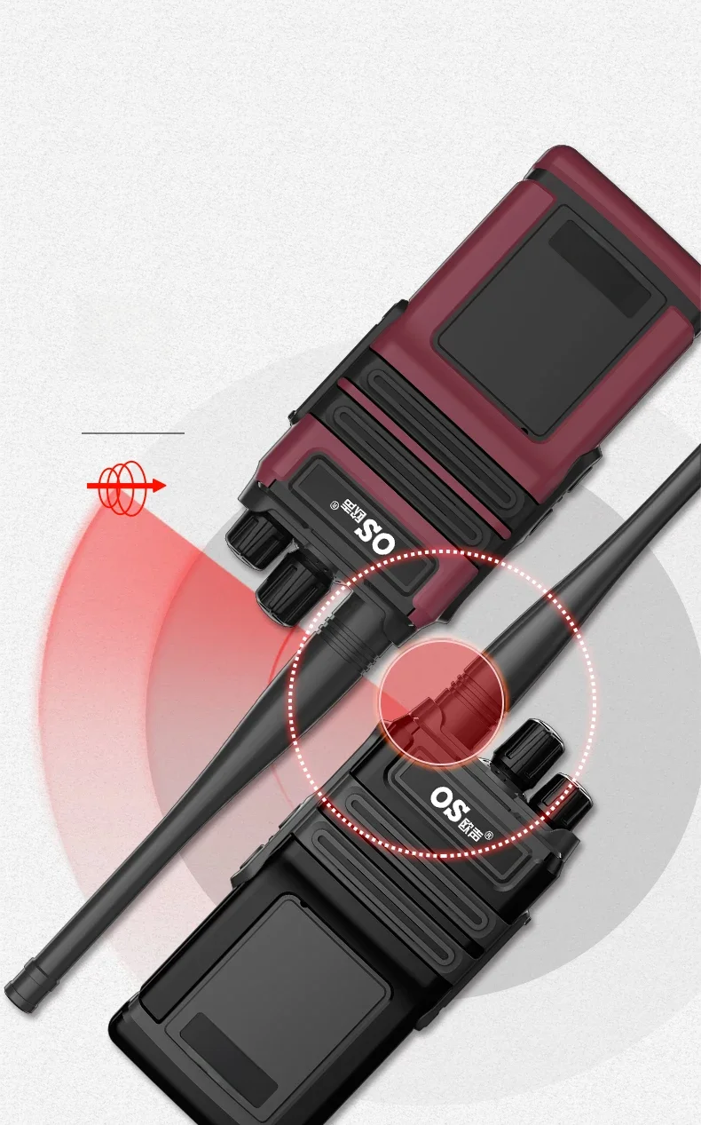 Original Design Handheld Intercom Professional Battery 16 CH 10W Long-Distance Walkie Talkie OS-8800 UHF Home Hotel Radio