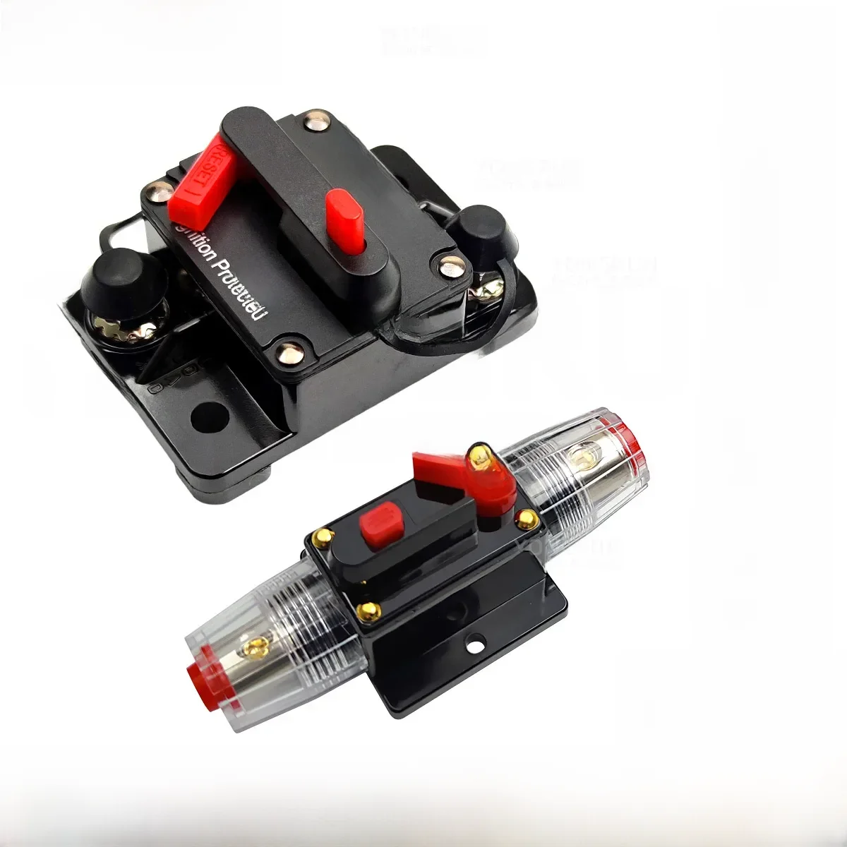 Disjoncteur 20A à 300A, réinitialisation manuelle pour système Audio de voiture, disjoncteur marin étanche, fusible de réinitialisation 12V- 48V DC 40A 60A