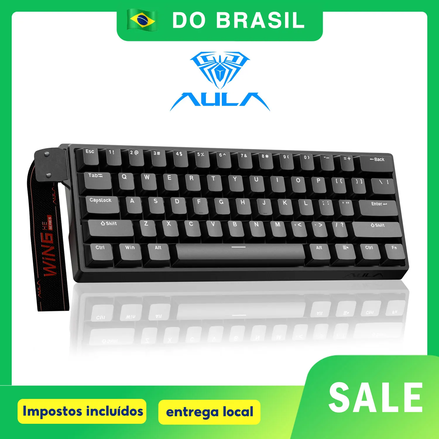 AULA WIN60 لوحة مفاتيح مغناطيسية للزناد السريع 8K Return RGB Hotswap 60% لوحة مفاتيح مخصصة للألعاب #1