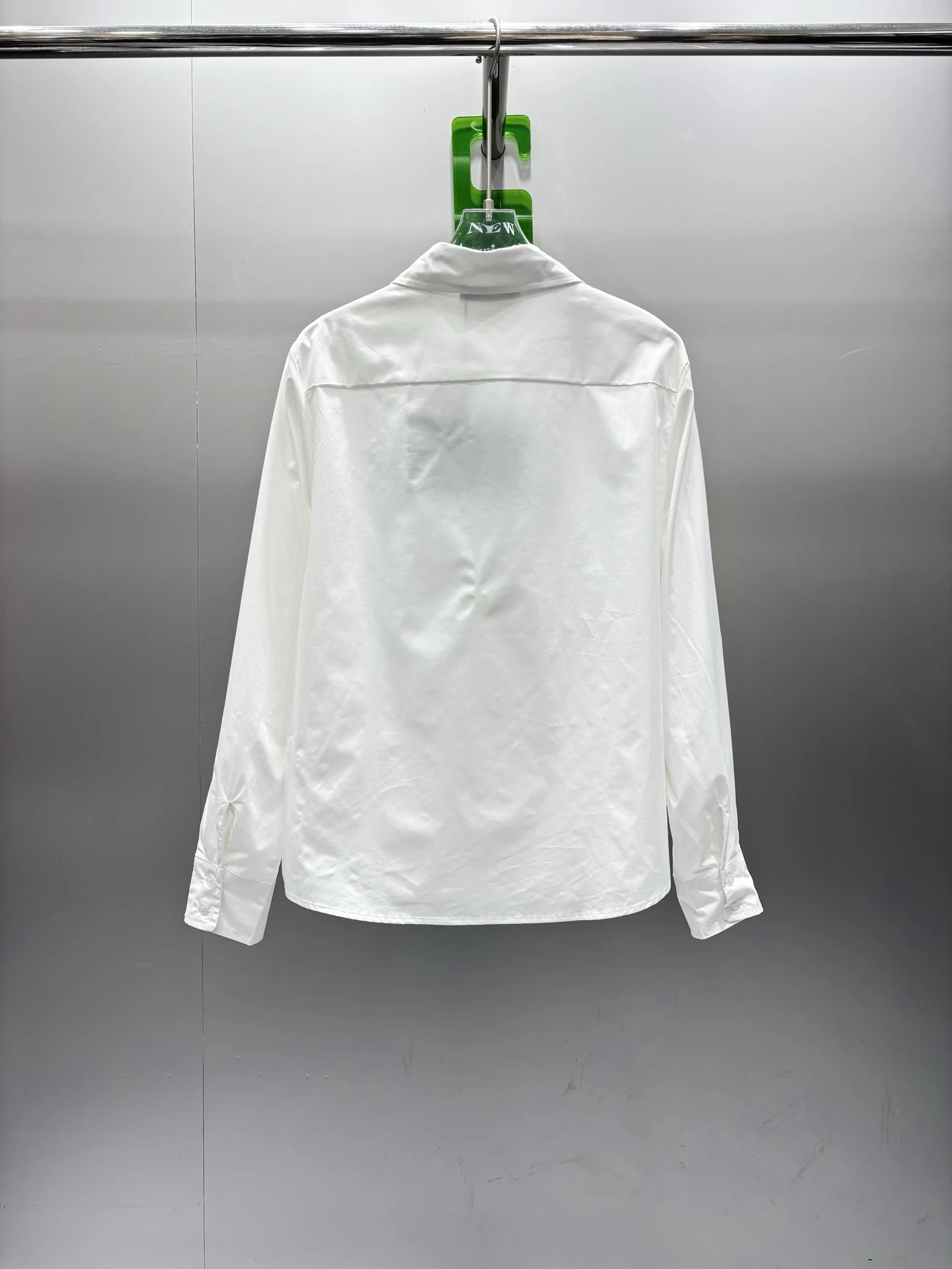 2025 Autumn/Winter New Women's Double-pocket Pinned Bead Embellished Lapel Long-sleeved Jumper Top