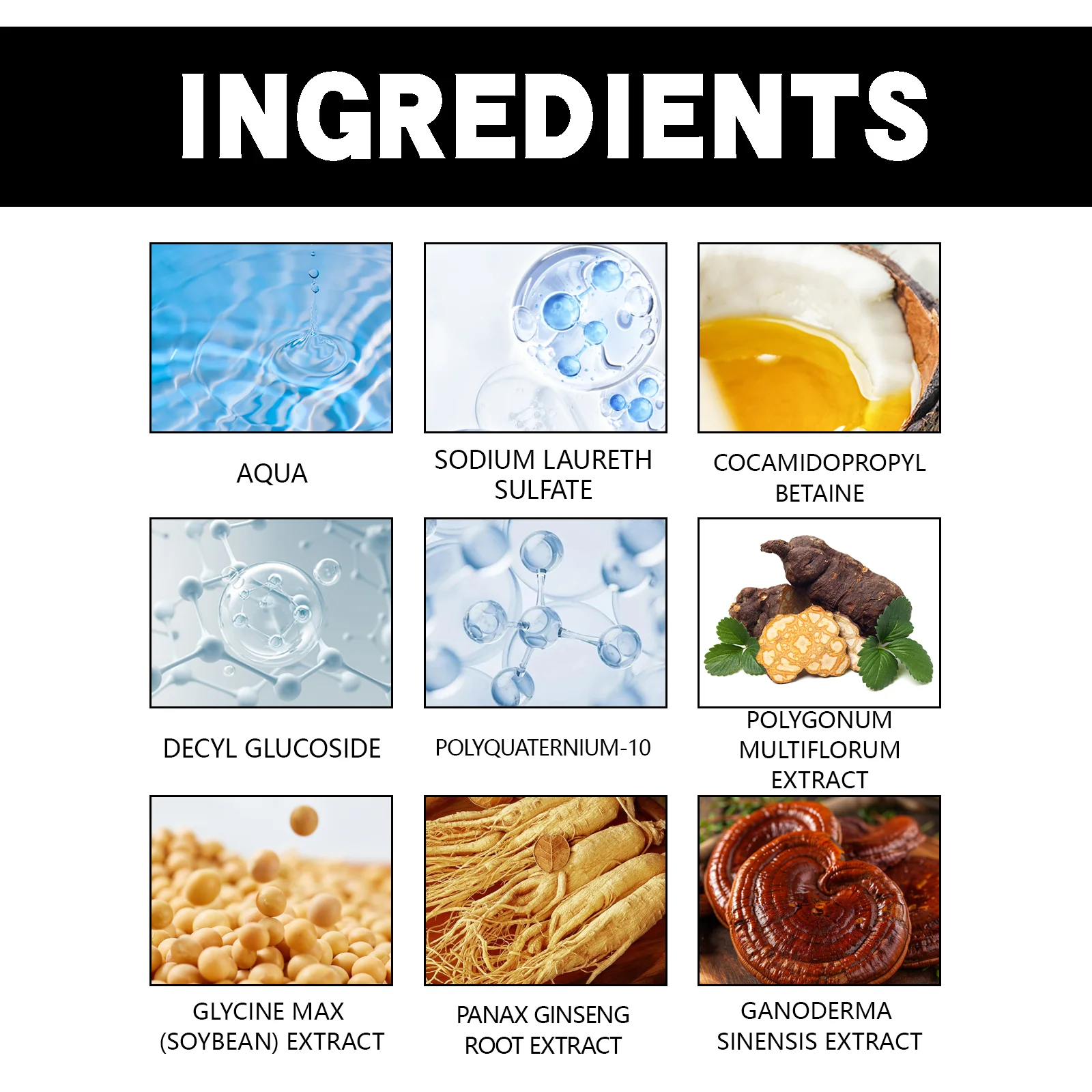 500ml Eelhoe สีดําผมแชมพูซ่อมผมแห้งเสียทําความสะอาดบํารุง Polygonum Multiflorum Thunb สมุนไพรธรรมชาติ Quick Hair Dye