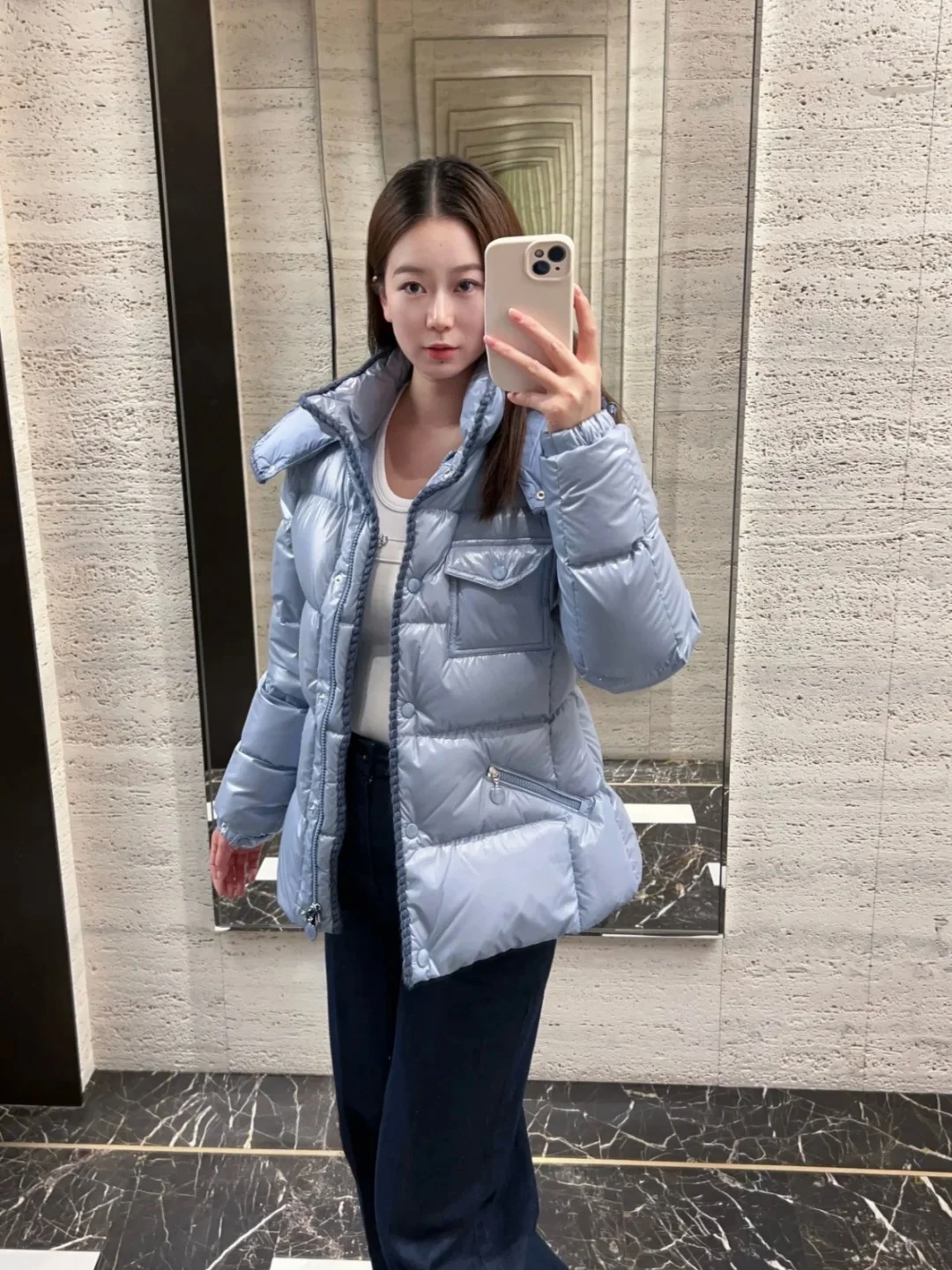 · donna, stile principessa, chic · vestibilità slim, vita stretta, silhouette a clessidra · piumino, cappotto trapuntato, cappotto invernale