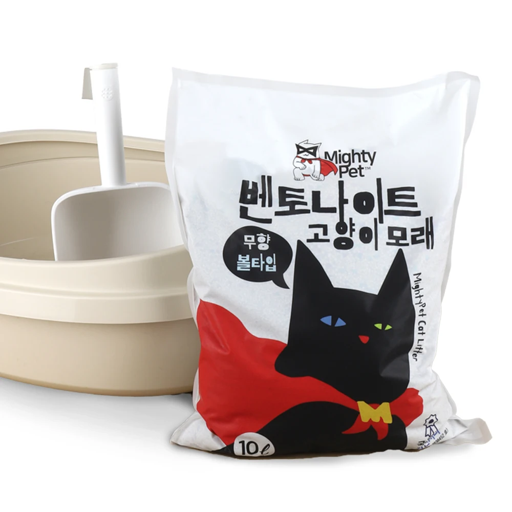 마이티펫 응고력좋은 대용량 고양이모래 벤토나이트 10L*2 무향 - 3