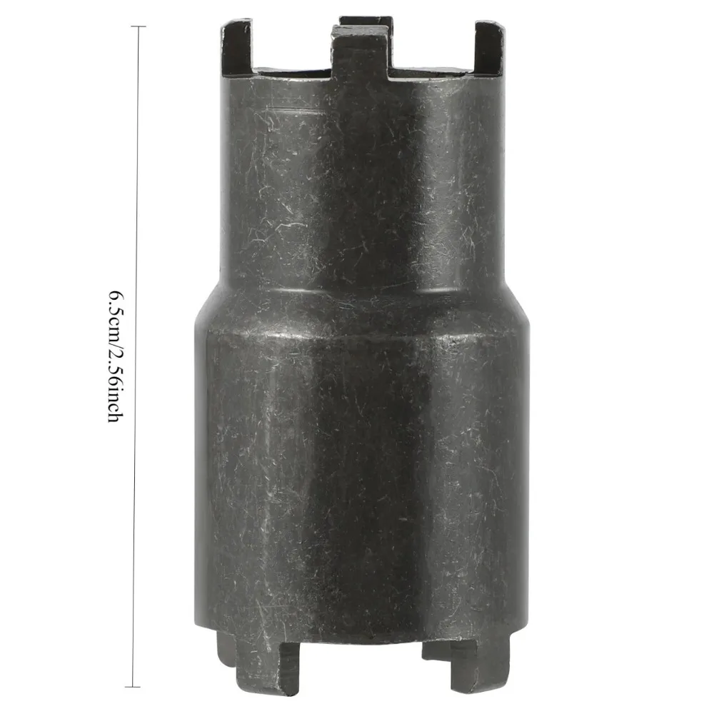 1Pcs Black Motorcycle Double-head Clutch Disassembly Tool Lock Nut 4-pin Socket Spanner Wrench For Dirt Bike Repairing Tool