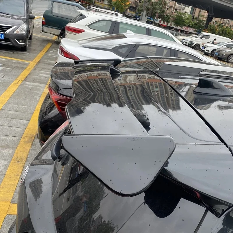 Spoiler Hatchback do Chevrolet Spark Uniwersalny spoiler ABS Plastik Włókno węglowe Wygląd tylnego skrzydła dachowego Zestaw karoserii Akcesoria — zdjęcie 2