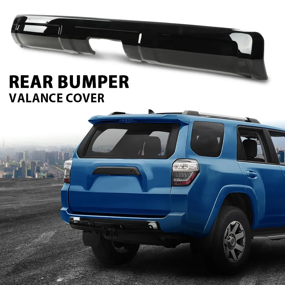 

Rear Bumper Valance Cover Fit for 2014-2022 Toyota 4Runner Trd Off-Road Glossy Black Strong Durable Sturdy Car Exterior