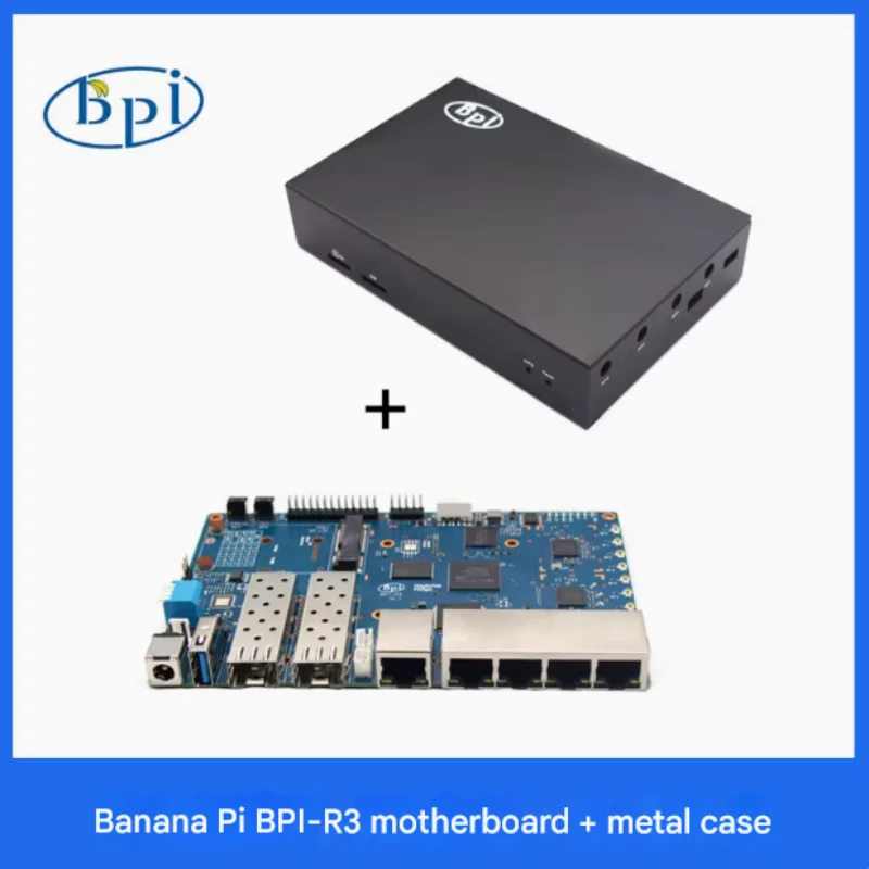 

Banana Pi BPI-R3 open source router adopts MediaTek MT7986 (Filogic 830) chip design, supports Wi-Fi 6, 2.5GbE SFP optical port