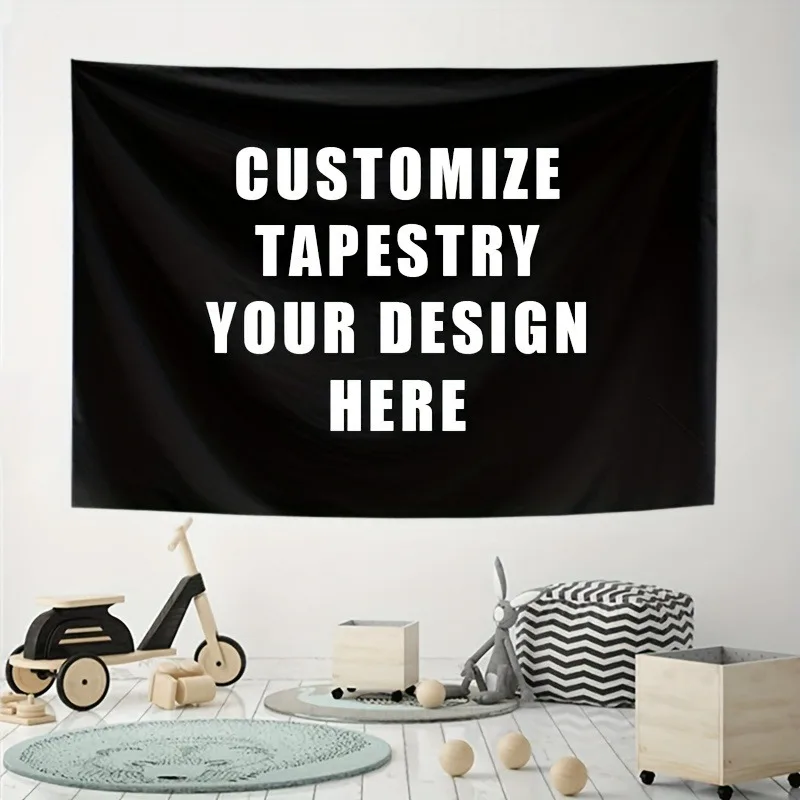 Custom Tapestries, Personalized Tapestries with Your Own Photo, Create Your Own Logo, Image, or Text, Perfect for Decorating You