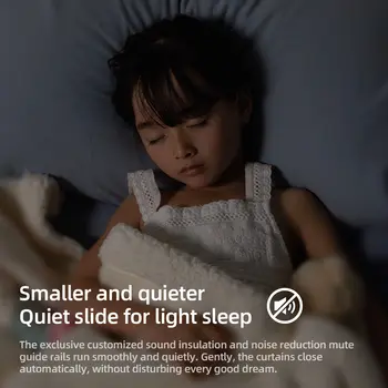Zemismart WiFi Homekit Chytrý motor na záclony s vlastním sledováním Alexa Google Home Yandex Alice Hlasové ovládání Elektrická záclona 9 nejlepší prodej chytré závěsy - №4