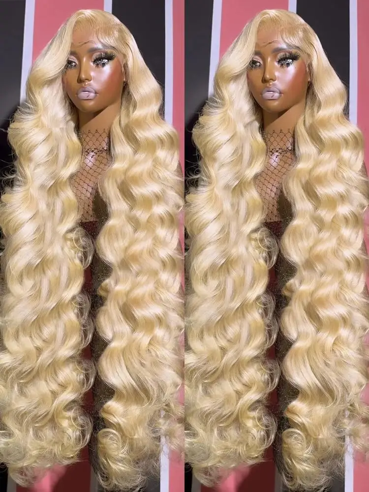 13x4 13x6 HD Transparent Human Hair Lace Frontal Wig 613 Blonde Body Wave Lace Front Human Hair Wigs for Women Wigs Human Hair