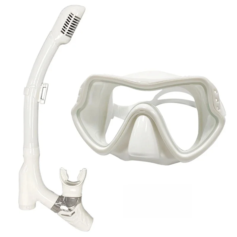 QYQ Duikmasker Professioneel Snorkel Duikmasker en Snorkels Bril Bril Duiken Zwemmen Gemakkelijk Adem Tube Set Snorkelmasker - afbeelding 2