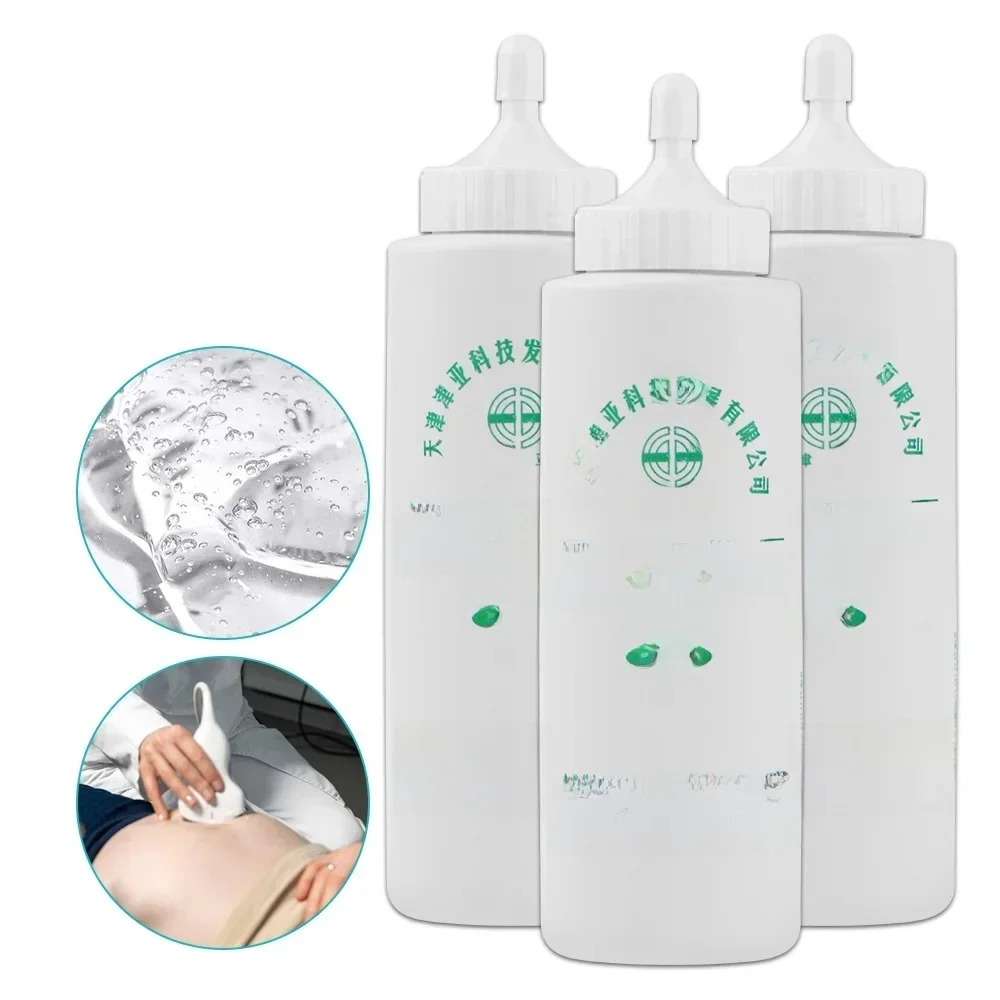 Gel de Transmission ultrasonique 250ML, couplage de gelée conductrice, Gel froid à ultrasons pour épilation au Laser, Machine de beauté
