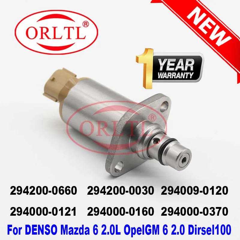 

ORLTL 294200-0660 294200-0030 294009-0120 294000-0121 294000-0160 294000-0370 Diesel Fuel Pump Suction Control Valve Set