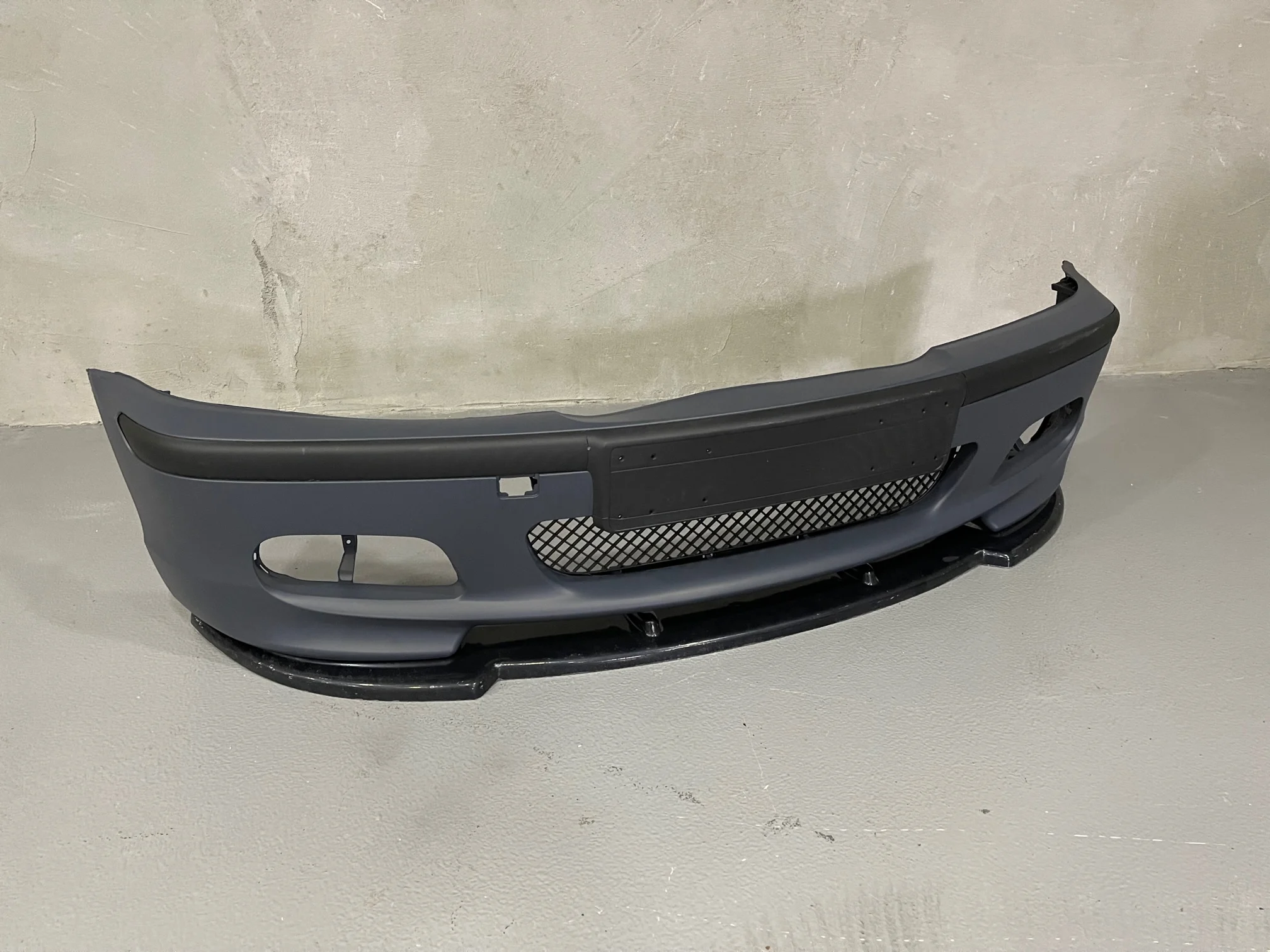 for BMW M-Tech II Style Front Bumper lip Splitter Abs E46 323i 325i 328i 330i 1999-2006 4Dr