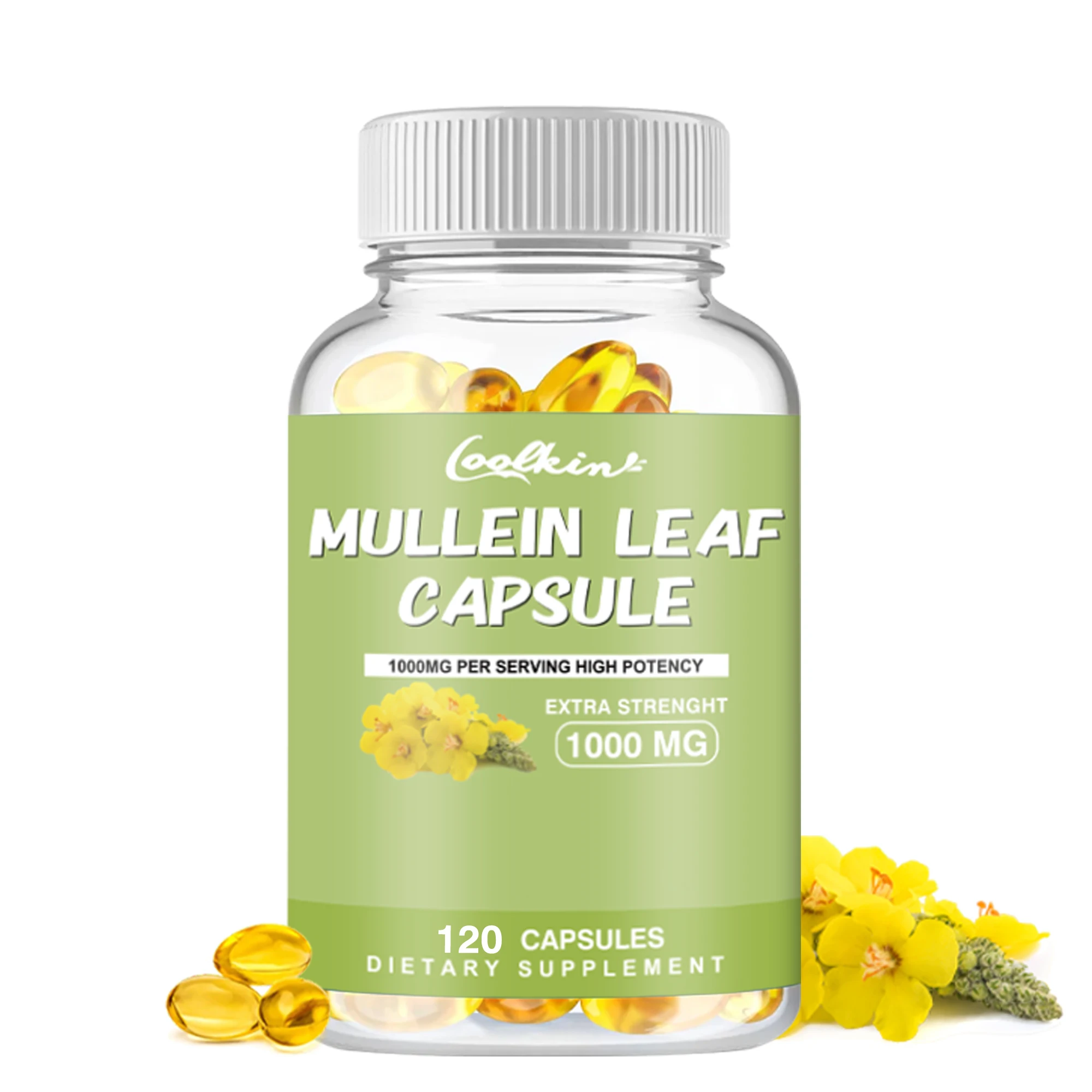 Mullein Leaf Capsules - for Lung Detox, Cleanse, Support Healthy Respiratory Function and Immune Health - 120 Capsules