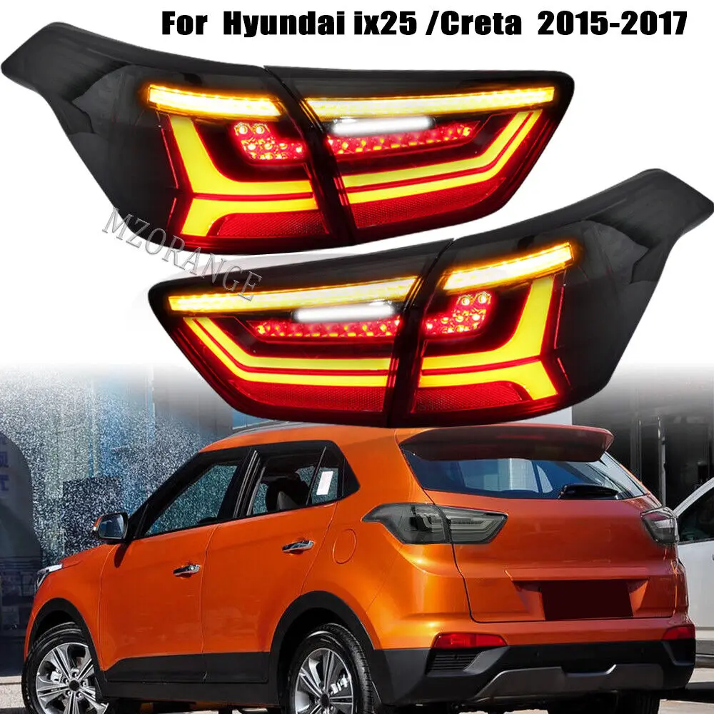 

LED Tail Light Assembly for Hyundai Ix25 Creta 2015-2017 Start Animation Dynamic Lamp Accessories Kit