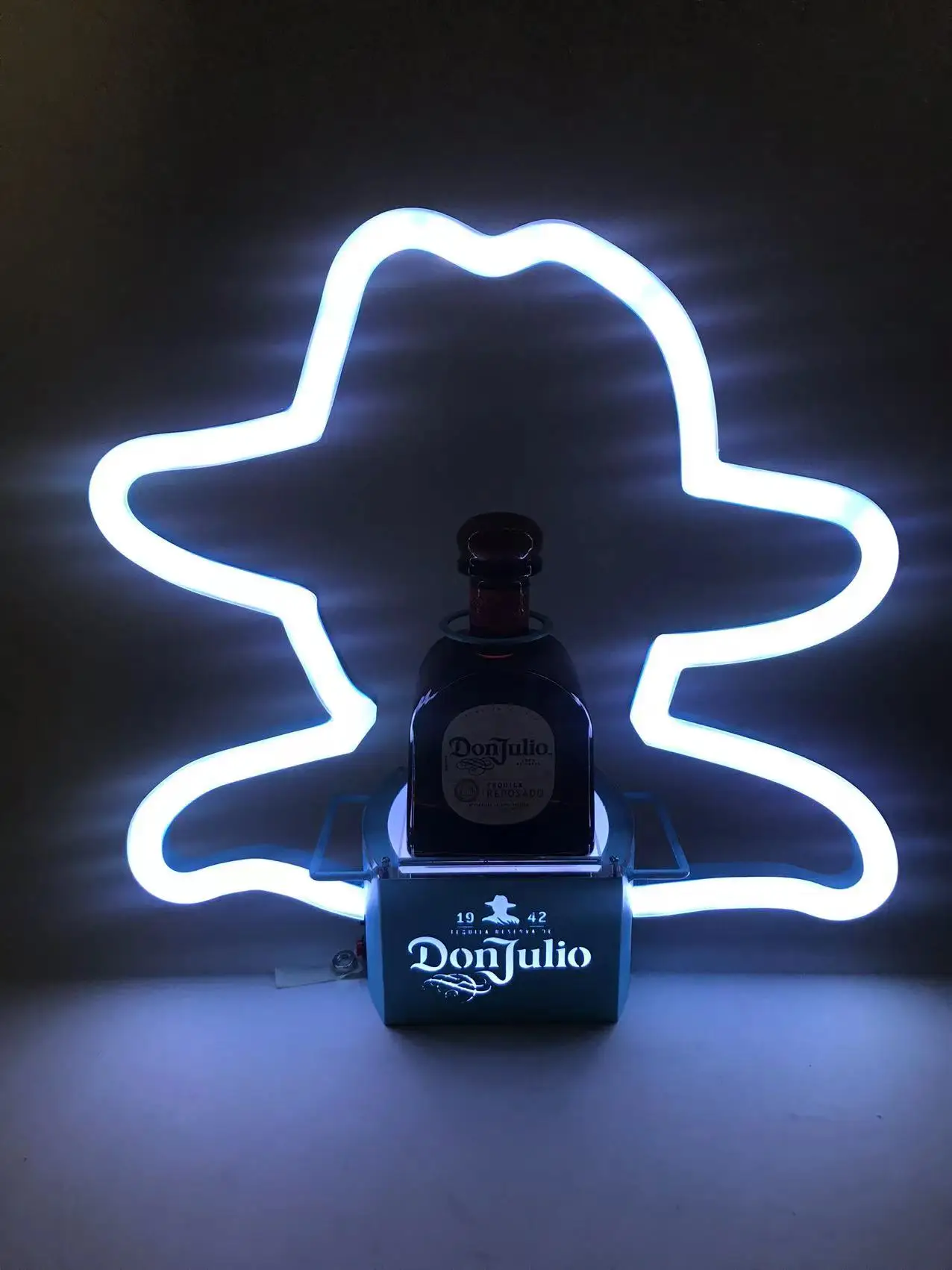 Don julio led bottle presenter