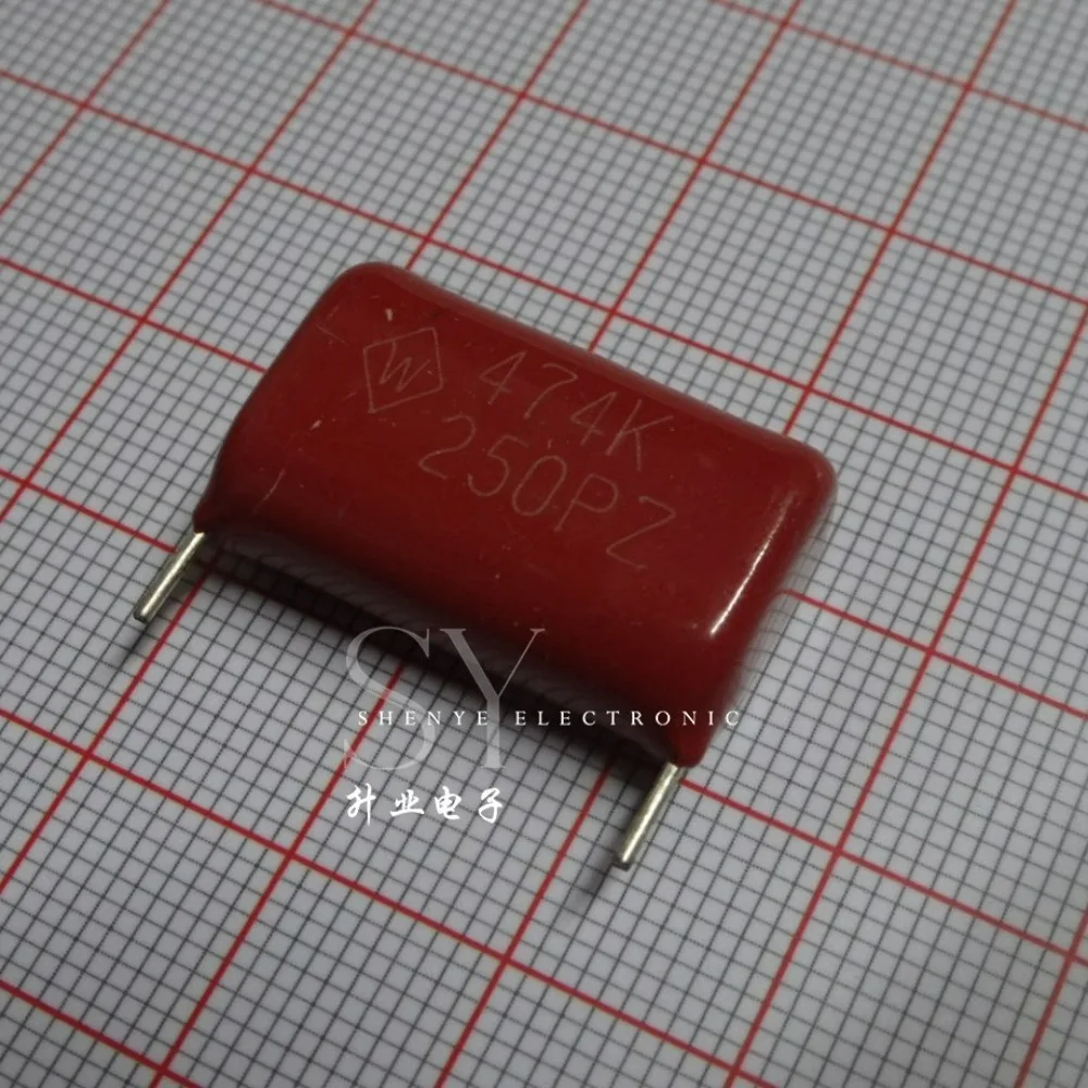 5pcs/lot SMPP 0.47uf 250vAC 470nf u47 474 K Brand New 22.5mm CBB Metallized Film Capacitor (Height: 14mm)